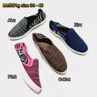 SPT MCL 001-G sepatu import karet kain kanvas bara bara