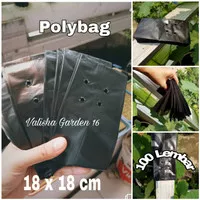 Polybag Hitam Ukuran 18 x 18 cm 100 lembar