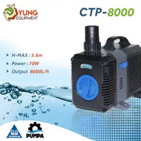 Pompa Filter Air Kolam Hemat Listrik Sunsun CTP-8000