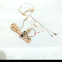 Mic Microphone wireles Shure Lidi Hendset Telinga 3 pin berkualitas