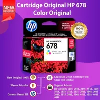 Cartridge HP 678 Color Ink CZ108AA Tinta Refill Printer 1515 2515 2545 - Tri-Color