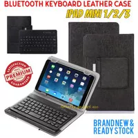 iPad Mini 2 A1489 A1490 A1491 Bluetooth Keyboard Leather Flip Case