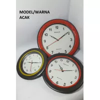 Jam Dinding Bulat Polos Murah Remax (Quartz) - Pandan Houseware