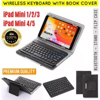 iPad Mini 1 2 3 4 5 Wireless Keyboard Kibord Keybord Book Cover Case