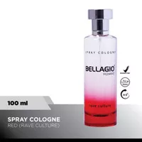 parfum bellagio spray cologne rave culture red 100 ml