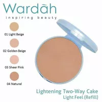 Wardah Refill Lightening Two Way Cake (TWC) Light Feel 10gr