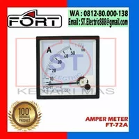 Ampere meter FORT / FT-72A / 0 - 6000A/12000A / VIA CT /5A CLASS 1.5