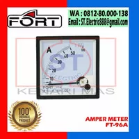 Ampere meter FORT / FT-96A / 0 - 100A/200A / VIA CT /5A CLASS 1.5