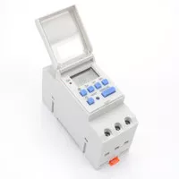 weekly digital timer 12v 24v 220v 16A programable timer mcb DIN rail