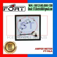 Ampere meter FORT / FT-96A / 0 - 5000A/10000A / VIA CT /5A CLASS 1.5