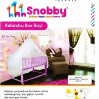 kelambu box bayi 1 tiang by Snobby