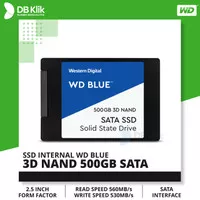 WD SSD BLUE 500GB / 2.5" SATA 7mm SSD / 3D NAND SSD
