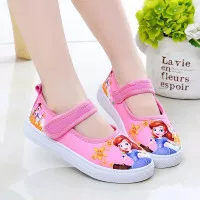 sepatu anak perempuan 2020 slip on putri sofia ukuran 31-40