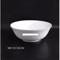 Mangkok Mangkuk Keramik Lis mas 10 / 25 cm Indo Keramik MK-10C