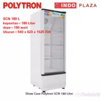 Showcase 3 rak 180 Liter POLYTRON SCN 180L