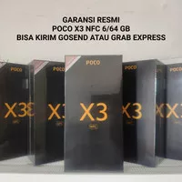 POCO X3 NFC 6/64 GB SNAPDRAGON 732G GARANSI RESMI