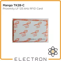 Mango TK28-C LF RFID 125kHz Proximity Card Tag EM TK4100 Kartu Akses