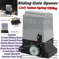 Automatic Sliding Gate 1200kg Mesin Pintu Gerbang Otomatis Limit Per