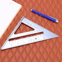 Penggaris Siku Mistar Triangle Ruler Aluminium - VK18 - Penggaris Besi
