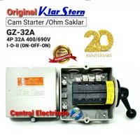 Cam Starter Ohm Saklar 4P GZ 32A I-0-II KlarStern.