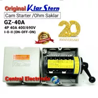 Cam Starter Ohm Saklar GZ 40A 4P I-0-II KlarStern.