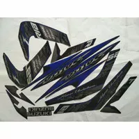 striping stiker Suzuki Satria Fu barong 2012 warna biru hitam