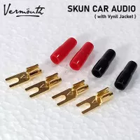 Vermouth - Skun / SpadeHigh End pure copper Gold Plated for Car Audio