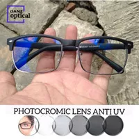 kacamata anti radiasi komputer lensa photocromic berubah warna kena UV