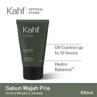 KAHF Oil Control Facial Wash Sabun Muka Facial Wash Pria Anti Jerawat