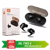 Headset JBL TWS-4 Handsfree Bluetooth Wireless Earphone