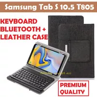Samsung Tab S 10.5 T800 T805 REMOVABLE KEYBOARD BLUETOOTH LEATHER CASE