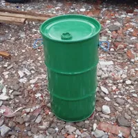 tong sampah besi/tempat sampah besi/drum/drum besi 60 liter
