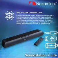 Nakamichi soundstation 7 lite Ori speaker 2.0 sound audio soundbar