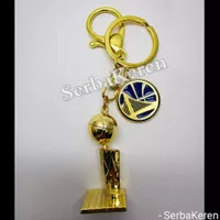 Golden State Warriors NBA Trophy Piala Gantungan kunci Gold ( import )