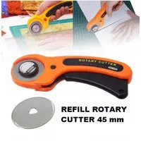 Mata Pisau Refill Untuk Rotary Cutter 45mm 45 mm Isi Cutting Tools Kit