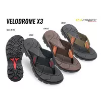 CONNEC VELODROME X3 Sendal Jepit Pria Sandal Pantai Santai Cowok