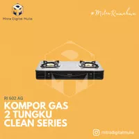 Rinnai RI 602 AG Kompor Gas 2 Tungku Clean Series