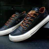 sepatu Converse all star kulit premium pendek Made in Vietnam