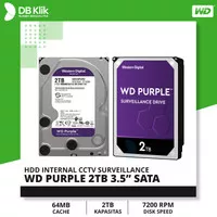 Hardisk Internal WD Purple 2TB 3,5 Inch SATA For CCTV