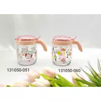 Spice Jar + Spoon Tempat Bumbu Dapur Flamingo Owl Ada Sendok HV-131050