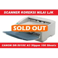 Scanner Canon DR-5010 (A3) Koreksi & Periksa Nilai LJK 50 ppm Murah