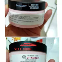 Vitamin E "the body shop" pelembab wajah 100ml