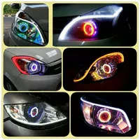 Lampu Led Drl Flexible 30cm Flexibel-Lampu Led Alis motor mobil