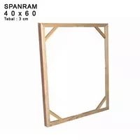 Spanram Frame Rangka Kayu 40x60 cm Tebal 3 cm