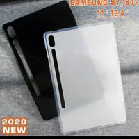Samsung Tab S7 11" T870 T875 Soft Case Silikon Ultrathin Bening Hitam