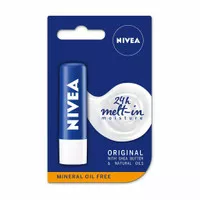 NIVEA Lip Balm Original Essential Care 4.8 gr exp september 2022