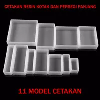 11 Model Cetakan Kotak dan Persegi Panjang Cetakan Resin DIY