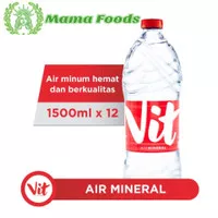 Air Minum VIT 1500ml Mineral Kemasan Botol Besar 1 Dus Agen Termurah