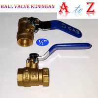 stop kran kuningan 1/2/ball valve 1/2 in/0,5 in gagang stainless