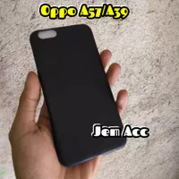 Case Oppo A39 Softcase Black Matte Silikon Hitam Soft Case